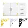 10pcs Acrylic Self-adhesive Wall Stickers Furniture Mirror Sticker Background Cabinet Corner Decoration Home Decor Wallpaper 3D