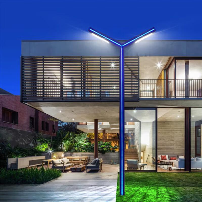 Y-Shaped Aluminum Outdoor Landscape Street Light