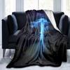 Одеяло с художественным принтом в виде холодного оружия, фланелевое мягкое плюшевое одеяло для дивана-кровати Gedruckt Bettdecke, диван Geschenk, дропшоппинг