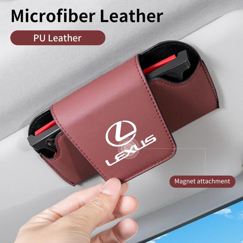 THQP1 Car Glasses Box Visor Sunglasses Holder Storage Clip Accessories For Lexus IS250 IS200 ES350 GS400 GS430 GX460 HS250h IS300