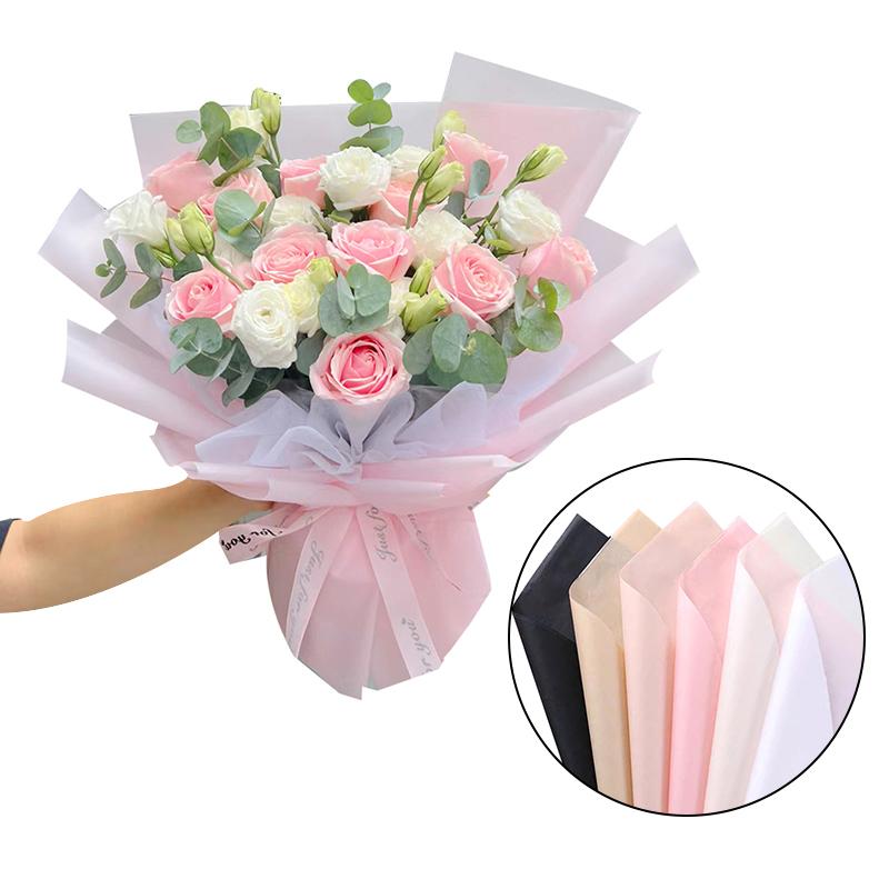 10Pcs 65x50cm Flower Wrapping Tissue Paper Wedding Event Party Bouquet Gift Wrapping Decoration Packaging DIY Craft Supplies