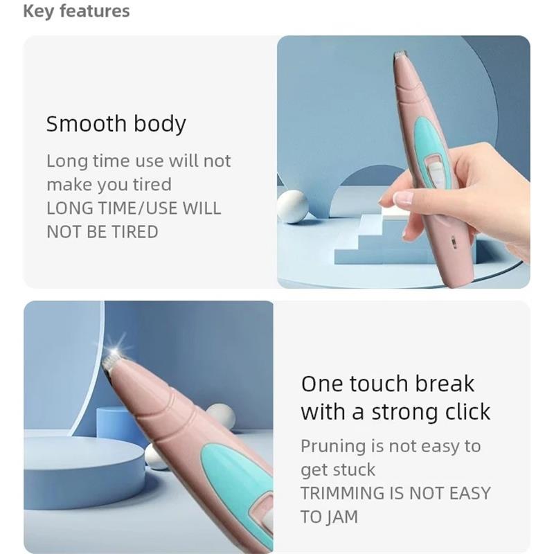 Professional Pet Grooming Clippers Shaver Pet Electric Hair Trimmer Dog Cat Care Supplies Foot Hair Trimming Artifact Pet Grooming Hairdresser