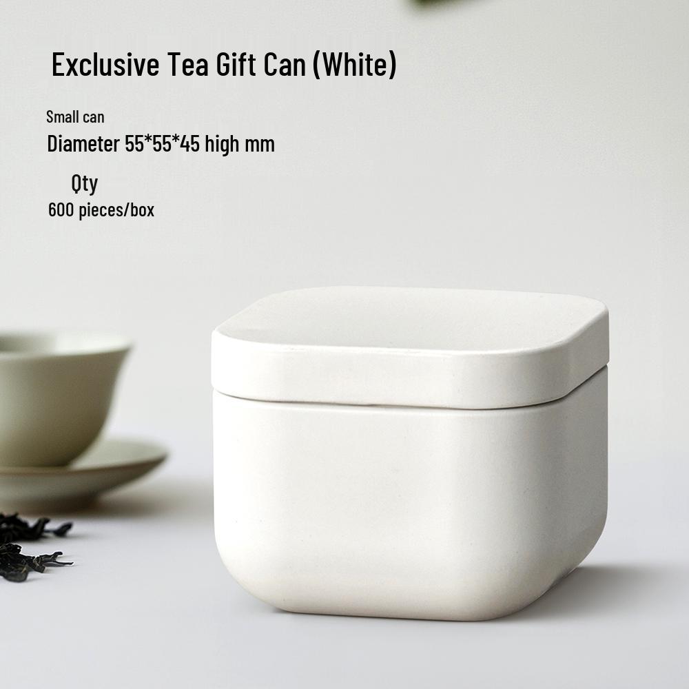 Customizable Mini Portable Tea Tin Set - Travel-Ready, Sealed & Empty
