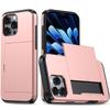 Кошелек Push Pull Слот для карт Роскошный однотонный чехол для телефона для iPhone 16 Pro Max E 14 11 12 13 15 Pro Max Mini Бампер Задняя крышка