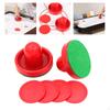 Air Hockey Game Set with Green Felt Pushers and Pucks