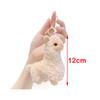 Cartoon Cute Alpaca Plush Pendant Creative Kawaii Doll Keychain  Student Backpack Decoration Accessories Birthday Gifts