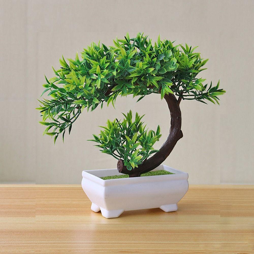 Многоцелевое искусственное растение, реалистичное моделирование растения, искусственные растения в горшках, сад бонсай