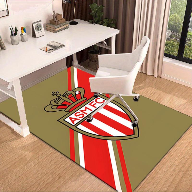 Monaco Football club Printed Area Rug for Office, Chair Rug, Decorative Carpet Floor Mat, Large Size Fan gifts Christmas gifts