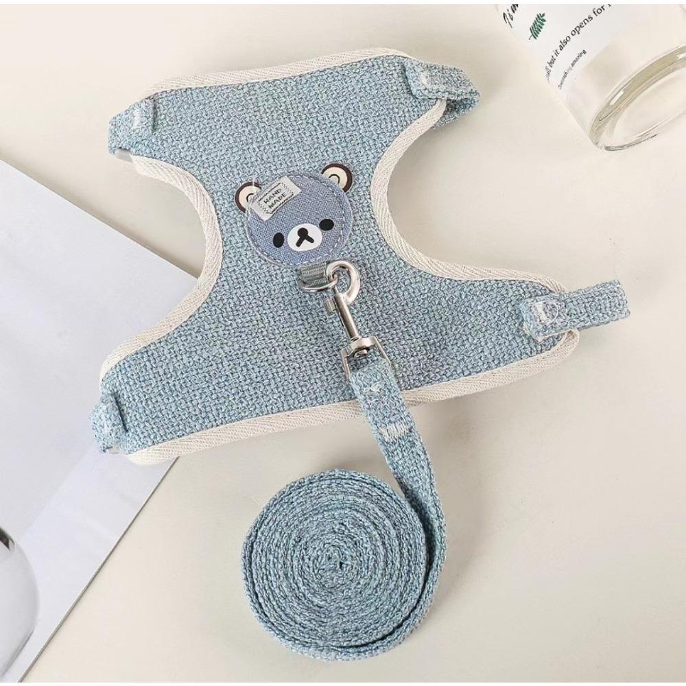 Pet lightweight chest dog, small bee chest, strap, dog walking leash, dog going out leash, medium and small dog chest