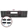 BDP88-13 4 Pcs Air Conditioner Climate Control Panel Up Down Button Cover Set for BMW X5 E53 2000-2006 E39 1996-2003 64116915812