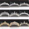 Silver Color Crown and Tiara Hair Accessories For Women Wedding Accessories Crown For Bridal Crystal Rhinestone Diadema Tiara