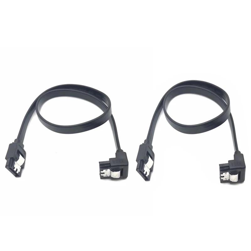 Xiaomi SATA Cable III, 1-10PCS SATA Cable III 6Gbps Straight Bend HDD SDD Data Cable with Locking Latch for SATA HDD, SSD, CD Driver