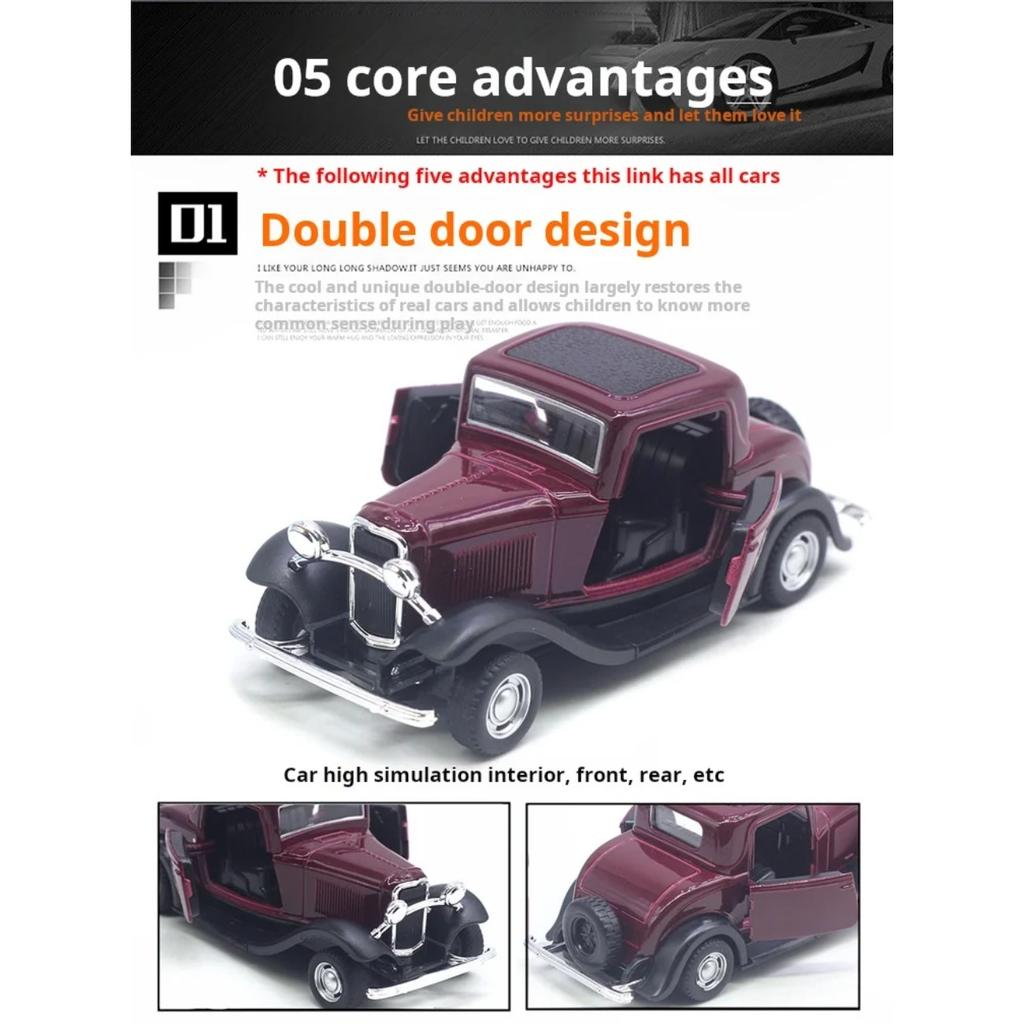 1/32 масштаб литой под давлением классический Ford Mustang GT 1967 GT500 винтажная модель классическая игрушечная машинка с инерционным механизмом миниатюрная копия транспортного средства детский подарок