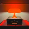 1pc LED Mushroom Table Lamp For Hotel Bedroom Bedside Living Room Decoration Lighting Modern Minimalist Desk Lights