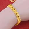 Gold-Plated Women's Lucky Bead Bracelet - Versatile Love and Fortune Jewelry for Couples