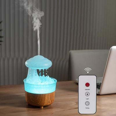 Диффузор эфирных масел в форме облака без батареи, 1 шт., USB-питание, увлажнитель воздуха Cloud Rain с пультом дистанционного управления, Creative Co