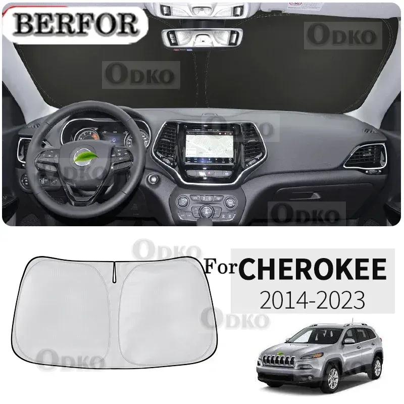 Car Nano-ulat Windshield Sunshade Front Window Sun Shade Visor Auto Interior Accessories For Jeep Cherokee KL 2014-