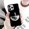 Мягкий чехол для телефона Funda Space Moon Astronavt для iPhone 14Pro 11Pro 12 13Pro Max 5S 6S XS 7 8Plus SE XR 12Mini Coque Cases
