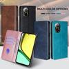 Чехол-книжка из кожи для Realme C67 C55 C53 C35 C33 C31 C30S C30 C21Y C25Y C21 C20 с магнитным чехлом-кошельком и подставкой