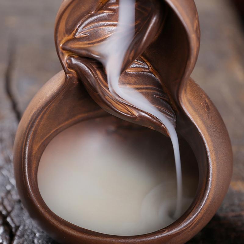 Дымовая керамическая курильница с обратным потоком, курильница с водопадом и рекой, держатель для рукоделия