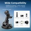 Car Suction Cup Camera Mount Adjustable Windshield Dash Cam Holder for GoPro 13 12 11 9 8 7, Insta360 X5 X4 ACE PRO 2, DJI OSMO Action Camera