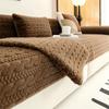 Winter Premium Mink Velvet Thickened Warm Sofa Cushion Comfortable Modern Sofa Cover Fabric