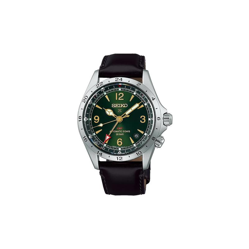 Seiko Часы Prospex автоматический/ручной механический механизм кожаный ремешок зеленый циферблат мужские часы водонепроницаемость 200 метров SBEJ005