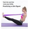 Yoga Pilates Stretch Resistance Band Exercise Fitness Band Training Elastic Exercise Fitness Rubber 150-200cm Natural Rubber Gym
