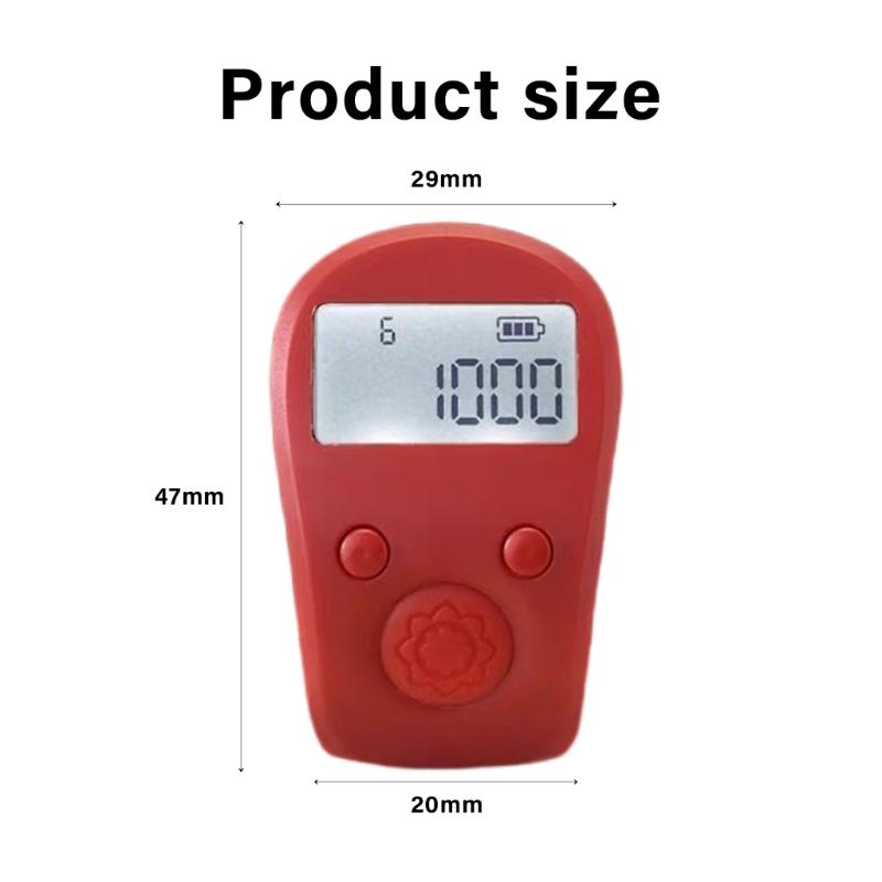 Пластиковый маркер ряда, счетчик пальцев, электронный цифровой счетчик для шитья, вязания, ткачества