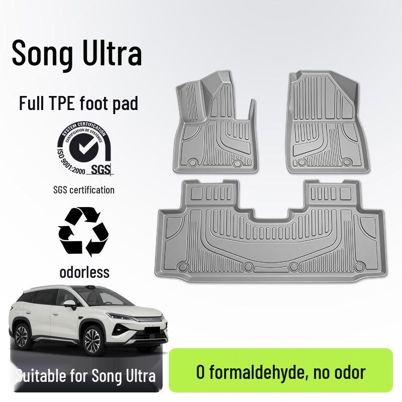Модель TPE 2026 Коврики для пола и аксессуары для интерьера для BYD Song Ultra EV