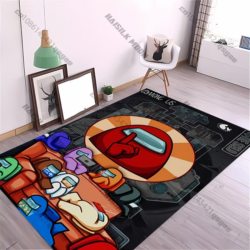 17 Styles A-Am0ng U-Us Printed Carpet Anti-slip Sound Insulation,LivingRoom Bedroom Entrance Door Mat Sofa Rug Next Day Shipping