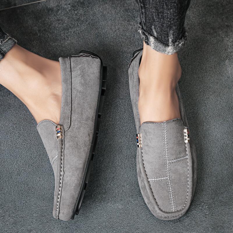 Модные весенние новые мужские бархатные кожаные туфли ручной работы, высококачественные дизайнерские мокасины с мягкой подошвой, удобная посадка, роскошные повседневные туфли для вождения