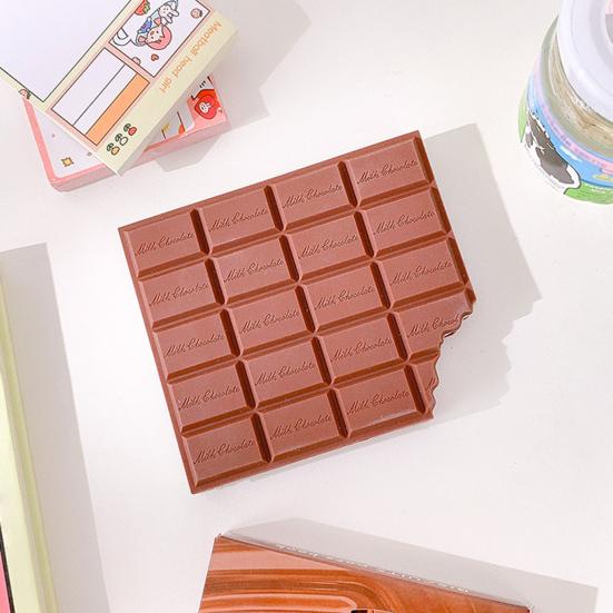 Блокнот с шоколадным узором, компактный бумажный блокнот для студентов, школьные принадлежности, мини-блокнот