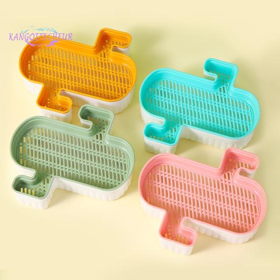 Hydroponic Cat Grass Planter, Detachable Bottom, Fine Filter Hole, Double Layer Soilless