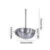 Stainless Steel Parrot Feeder Splash-Proof Vegetable Skewer Bird Food Holder  Bird Supplies