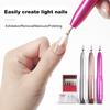 1 комплект, многофункциональная машина для полировки ногтей, хорошая ручка, подзарядка, красивые электрические пилочки для ухода за ногтями для девочек