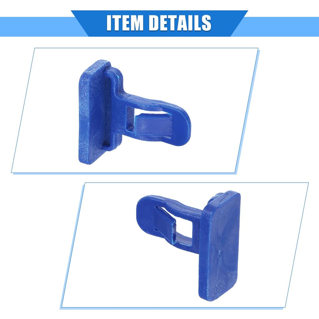 Зажим для бампера VekAuto Зажим для крепления крыла бампера Фиксатор заклепок Совместимо с Toyota Совместимо с Avalon Совместимо с 2013-2021 Нейлон Синий