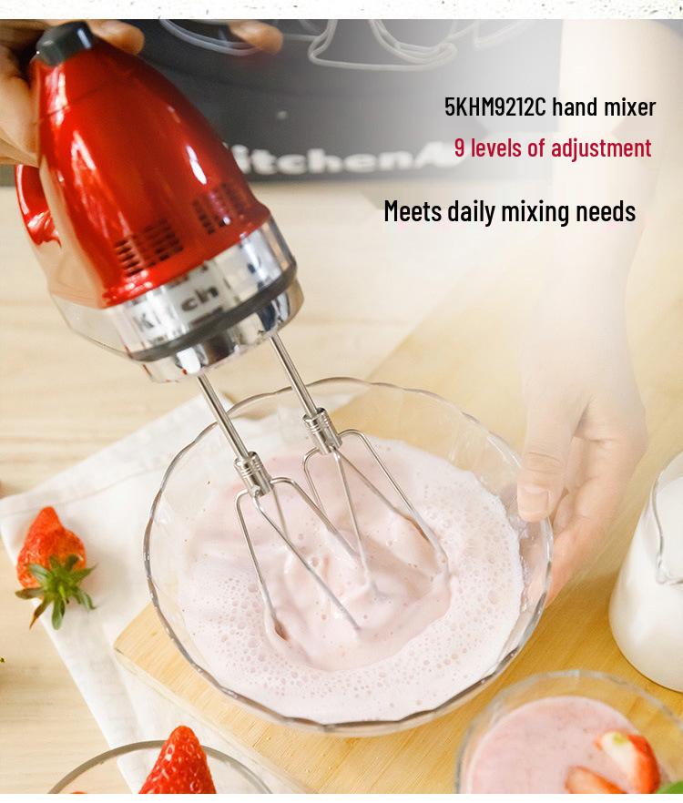 Электрический миксер KitchenAid с 9 скоростями для крема и теста, идеально подходит для выпечки