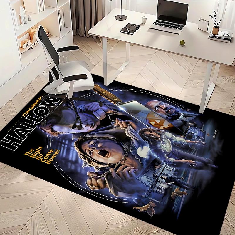 The Revenge of Michael Myers Printed Absorbent Washable Carpet, Non-Slip Bathroom Mats, Kitchen Rugs, Yoga Mat,Living Room Entrance, Camping Picnic Ru