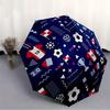 1pc Soccer Sports Automatic Open 8-Rib Windproof Umbrella, Travel & Commuting, Suitable for All Seasons, Lightweight Portable,029