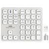 Ewin Numeric Wireless Number Bluetooth подключает до 2 Ultra Numlock 37 японский, совместимый с iOS iPadOS Mac Windows светло-серая клавиатура,