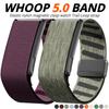 Магнитный нейлоновый ремешок для WHOOP 5.0 Эластичный спортивный ремешок Регулируемый дышащий браслет для Whoop 5.0 One+Peak Женский Мужской Запасной браслет