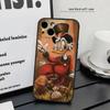Дисней Скрудж Макдак для iPhone 15 16 14 Plus 13 12 11 17 Pro Max 17 Air Черный Мягкий Чехол для Телефона