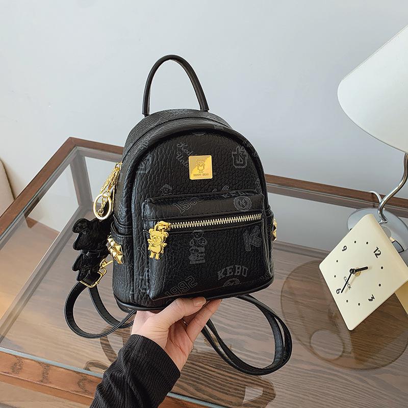 Мини рюкзак женский новый модный нишевый дизайн с принтом для выхода в свет, поездок на работу, путешествий, маленький рюкзак