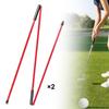 Postures Corrector Golf Practice Rods Folding Design Golf Swing Training Tool Golf Equipment