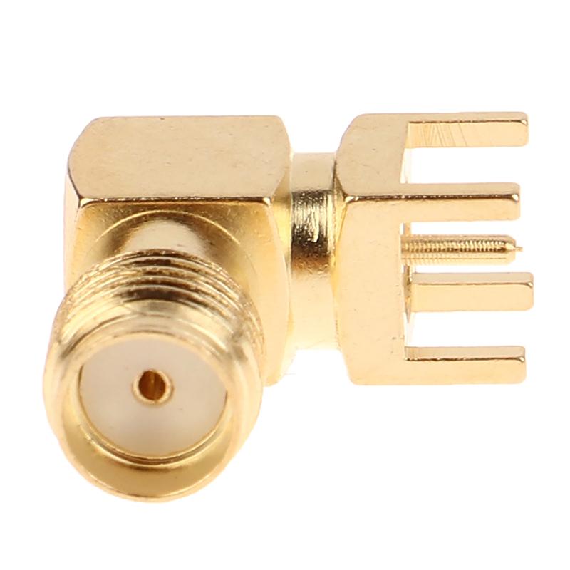Innovative 2Pcs Rf Copper Connector Plug Socket Sma Female Jack Male Plug Adapter Solder Edge Pcb Straight Right Angle Mount