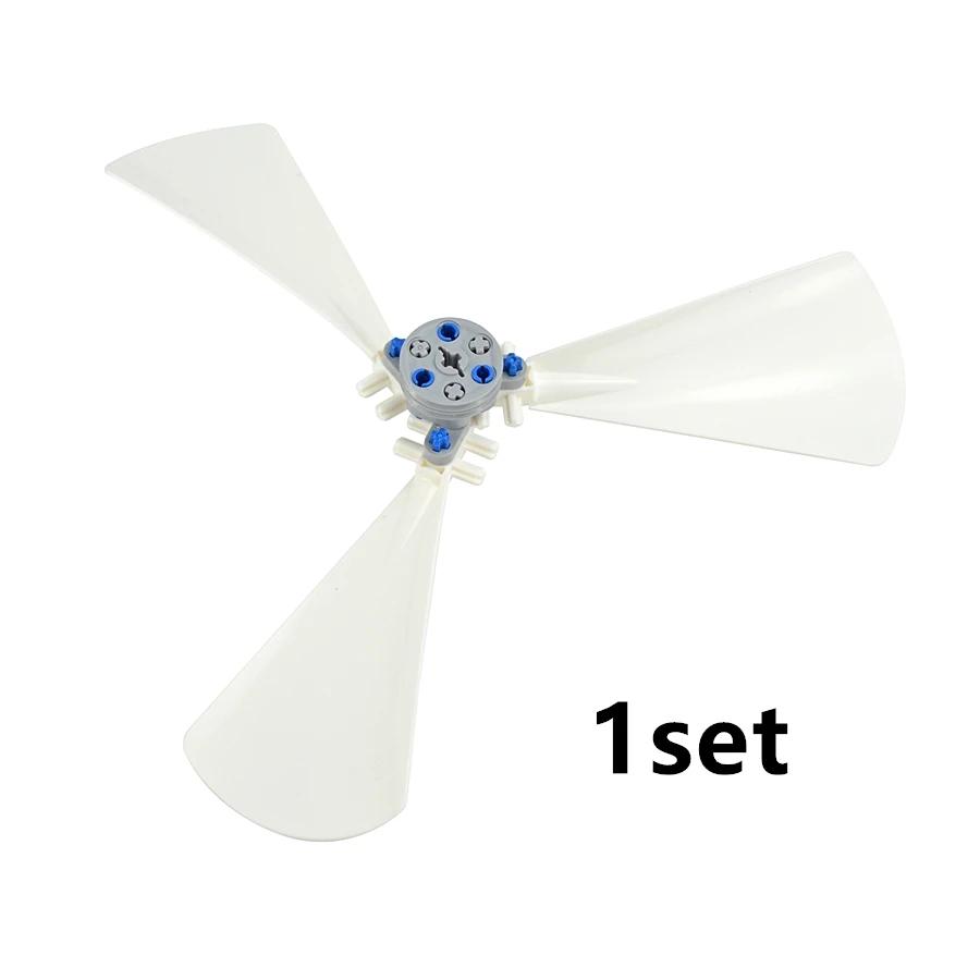 DO IT YOURSELF Technical EV3 89509 Propeller Parts The Wind Fan Motor Construction Block Blades Accessories Works With featuring Leduo Kid Playthings