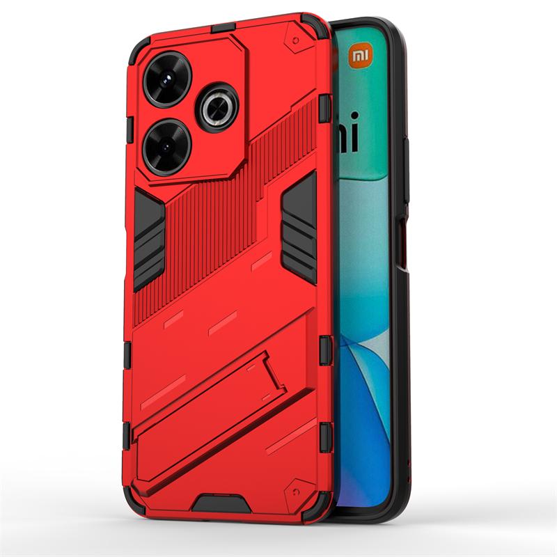 Для Xiaomi POCO M6 чехол защитный чехол POCO M6 чехол бронированный силиконовый невидимый держатель телефона чехол POCO M6 чехол
