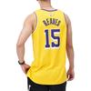 Nike Футболка без рукавов Los Angeles Lakers Icon Edition 2022/23 с цифровым принтом в виде букв, сетчатая, с круглым вырезом, мужская, желтая DN2009-735