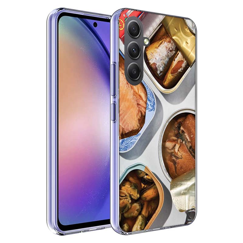 Чехол для телефона "Сардины консервированные" для Samsung A17 A37 A57 A07 A16 A26 A36 A56 A06 A02S A12 A22 A32 A52S A04S A14 A24 A34 A54 A03 A13 A3